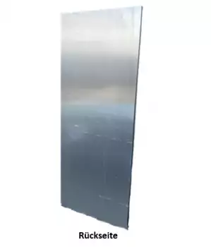 Dünnes Alu Glattblech Rückseite